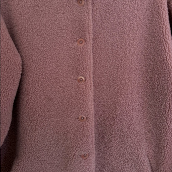 THE GREAT. Mauve Teddy Jacket - Picture 2 of 6